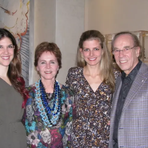 Co-Chairs Jessica Yakubowicz and Katharine Berger with Rosalie and Isadore Sharp