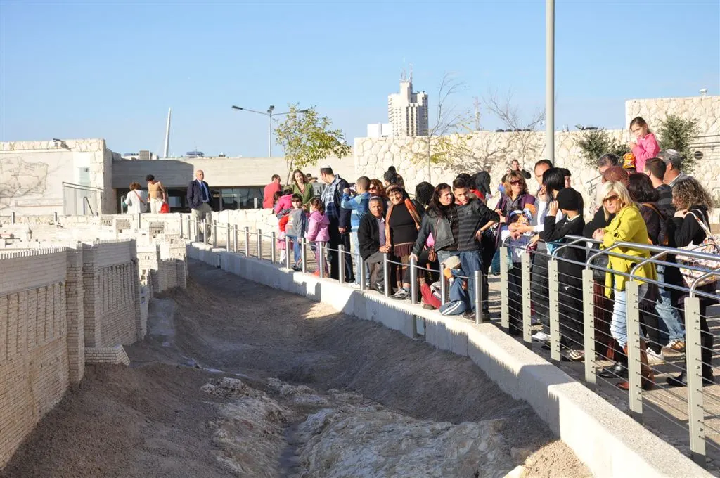 Visiting the Model of Jerusalem on the Museum's Campus
