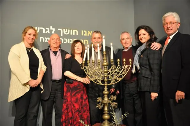 "Lighting the Chanukiah"